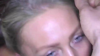 Busty Blondes Enjoying a Company of Loaded Cocks