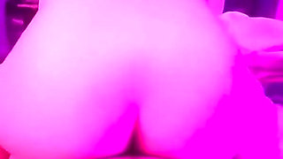 Chinese Stripper Rides Yummy Jimmy Reverse Cowgirl Style Until He Cums in Her Loose Pussy