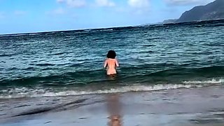 Sultry MILF goes for wild ride on big black cock outdoors