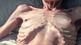 Horny 90 Year Old Skinny Granny Masturbates Her Hairy Wet Pussy - Frail Solo Play