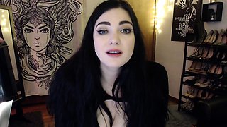 Chubby Brunette Big Boobs Dildo Masturbation