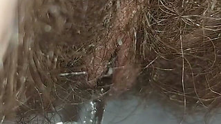 You Are My Toilet, You Are My Cleaner for Licking My Hairy Pussy