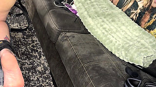 Submissive Wife Fucked by Machine and Cums Again and Again