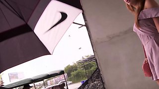 Thai amateur teen picked up for hard sex