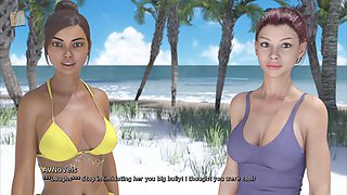Where the heart truly lies in a hot visual novel featuring big booties and busty babes