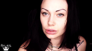 Sensual smoking & lip fetish & lipstick tease