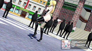 Mirai Akari mmd r18 3d hentai sex Gokuraku