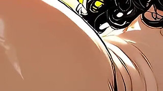 Horny Old Blonde Widow Fucks Hard with Gardener - Passionate Outdoor Sex - Ai Animation