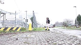 Crazy outdoor pissing session with a flexible girlfriend Mini Mitzi X