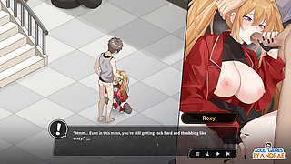 Sex, Secrets & Used Tech Gameplay Part 6 - Roxy's Steamy Blowjob by the Station