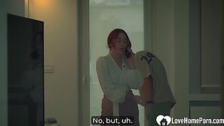 Spying on my stepmom before pounding her