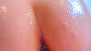 The Deck & Jacuzzi Experience: Oiled Latina Raw Riding & Climax (full 15-min)
