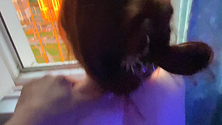 There's a Rainbow in the Sky, and I'm Enjoying Sex with My Red-haired Wife