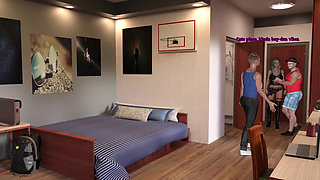 Kink Maker 6 NSFW Walkthrough: Nick Terry Ashley Threesome with Blowjobs Handjobs & Multi-position Orgy