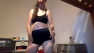 Dancing in My New Bra and Panties Set