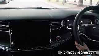 Karen Fisher's Sultry Passion Ignites with Car Heat