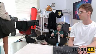 Teenie russian teachers learn how to make you jizz. tutor4k