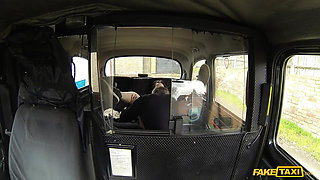Fake Taxi - Naughty Tiffany Naylor Caught Hiding in a Cab, Gets a Handjob and Deep Pussy Fuck Outside