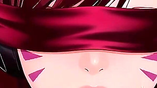 60 Frames, 1080p, D.va the Second Episode, the Innocent and Adorable Dva, Along with a Perfect Artful Oral Sex Scene. Blowjob,