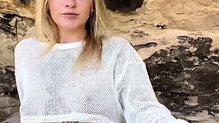 Amateur blonde teen casi james outdoor hardcore pounding