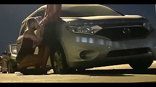 Cuckold in Gloryhole and Caught