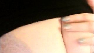 Dirty Blonde Mommy Big Boobs Smokes Masturbate