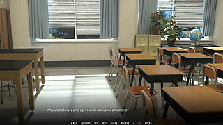 18 Plus Japanese College Boy Fantasyse His MILF Teacher Sexy Boobs and Pussy