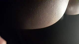 Big Ass Lady Riding Big Black Cock BBC Ended up Creamy