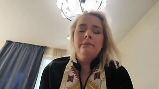 Turkish Amateur Homemade Sex with Big Tits Blonde MILF Qombol - HD Video