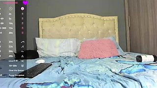 Latina Shemale with Big Tits Jerks Off For You