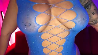 Oiled Chubby Elana Bunnz Rides Musa Phoenixs BBC to Cum Swallow