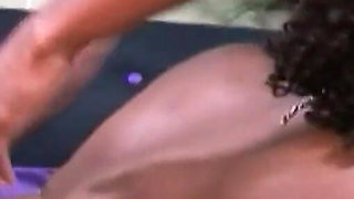 Horny ebony teen divialious fucked to orgasm by stepbrother