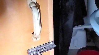 My Stepsister Was Taking a Shower with the Door Open and I Was Peeking in