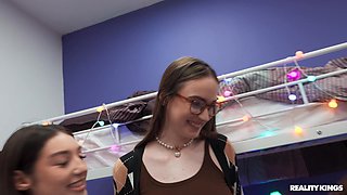 Horny college whore hot video