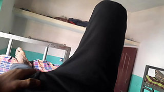 Sexy boy touching himself in a horny mood