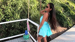 Big butt Thai girlfriend hardcore anal