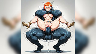 Monster Dick Fuck Girl Pussy Cum
