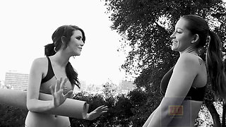 Classic Hot Lesbian Seduction After Yoga Class