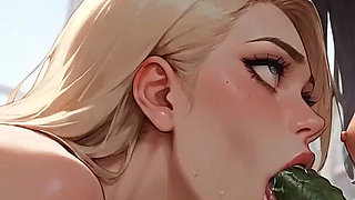 Cucumber Crush: Subway Lesbian Seduction