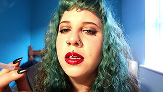 Asmr Whispering Smoking Tease: Stroke for My Tits & Cum When I Extinguish