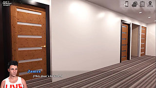 Amnesia: horny sexy MILF masturbates in the bathroom s2ep.14