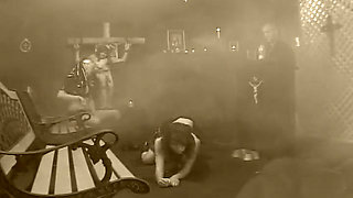 Wild BDSM Session in Church