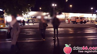 Cum in mouth action with bonny Liz de Lane from POV Pickups