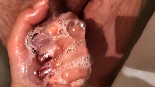 My Hot Stepbrother in My Shower. Gave Him a Little Pleasure While He's Wife Not at Home