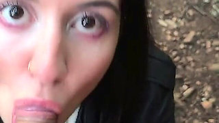 Crazy Cumwalk in Public Park Full of People - Public Blowjob Flashing
