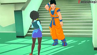 Android 18 Seduces Gohan at University - Dragon Ball Zex Series