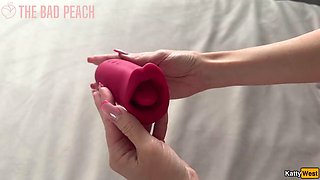 Katty Wests Sex Toy Cumshot Race Challenge