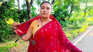 Dost ki unsatisfied bibi fucked by me bhabi jungle me akeli lift deke sex done hot Hindi viral video