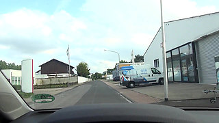 Sexy MILF with big ass gets fucked in the car and outdoor