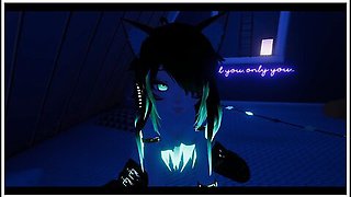 Vrchat Girl Masturbate But Wants To Be Fucked And Ended Up Having Multiple Orgasm While Being Fucked